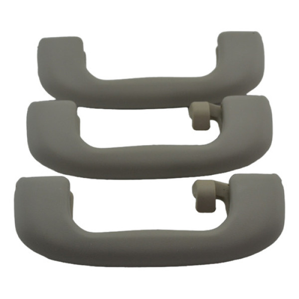 Kit 3 Puxador Alça Teto Pqp Chevrolet Corsa 2007 Original Bege