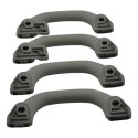 Kit 4 Puxador Alça Teto Pqp Vw Golf 2000 Bora Original