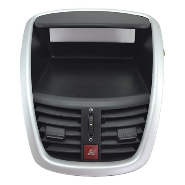 Moldura Central Painel Peugeot 207 09 2010 11 12 13 Original