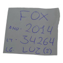 Par Luz Cortesia Teto Lateral  Fox 2014 Spacefox Original