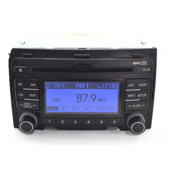 Radio Aparelho Som Painel Hyundai I30 2011 Original