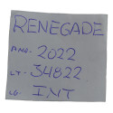 Entrada Conector Tomada 12v Usb Renegade 2022 Original Preto
