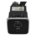 Entrada Conector Usb Auxiliar Jeep Renegade 2021 Original Preto