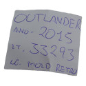 Acabamento Retrovisor Sensor Chuva Outlander 2015 Original Preto
