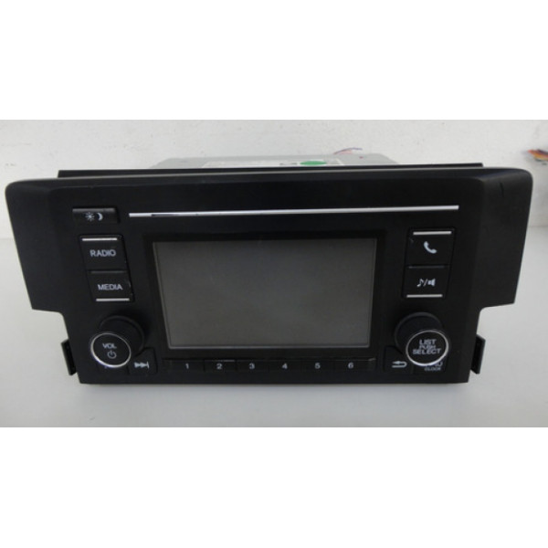 Radio Aparelho Som Painel Honda Civic 2019 2020 Original