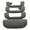 Kit 3 Puxador Alça Teto Pqp + Porta Oculos Cruze 2012 Origin Bege