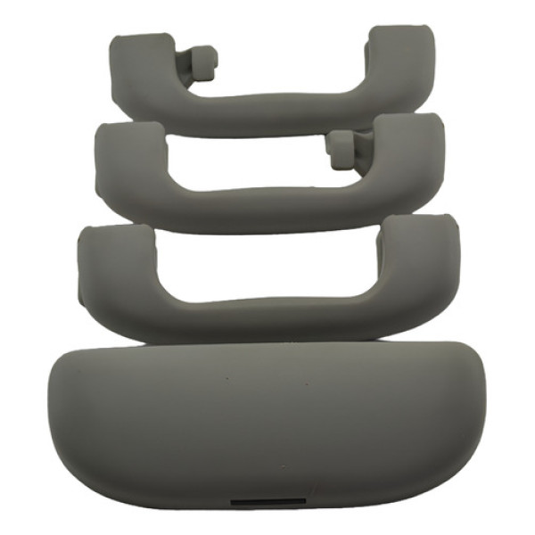 Kit 3 Puxador Alça Teto Pqp + Porta Oculos Cruze 2012 Origin Bege