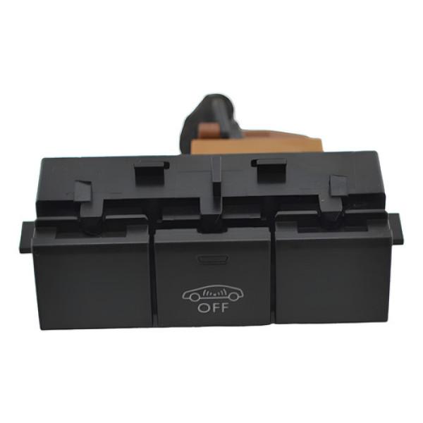 Botão Interruptor Alarme Peugeot 208 2017 Original Preto