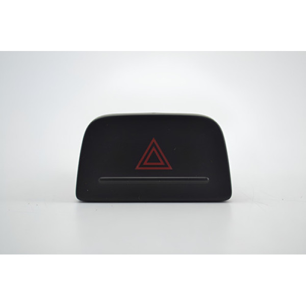 Botão Pisca Alerta Painel Volkswagen Voyage Original - Preto