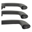 Kit 3 Puxador Alça Apoio Teto Pqp Etios 2014 Original Cinza