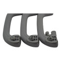 Kit 3 Puxador Alça Teto Pqp Hyundai I30 2009 A 2012 Original - Cinza