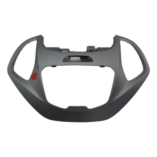 Moldura Radio Painel Central Ka 2018 Origina Prateado