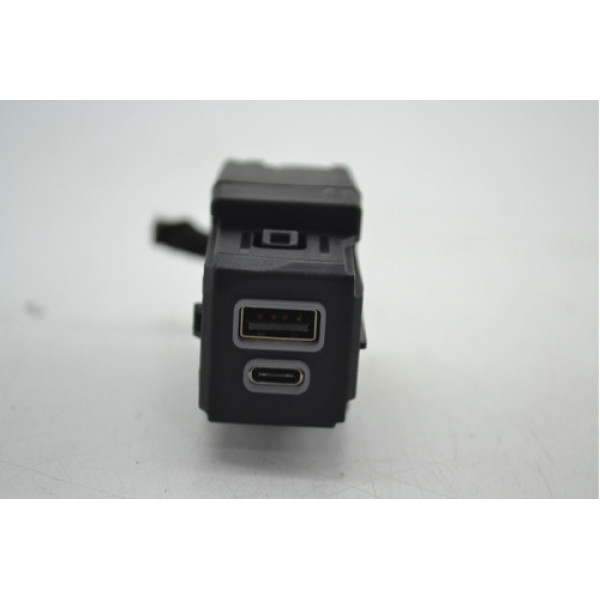 Entrada Usb + Usb Tipo C Jeep Commander 2021 2022 Original