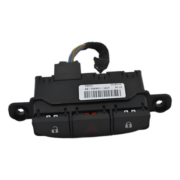 Botão Trava Destrava Pisca Alerta Ford Ka+ 2021 Original Preto