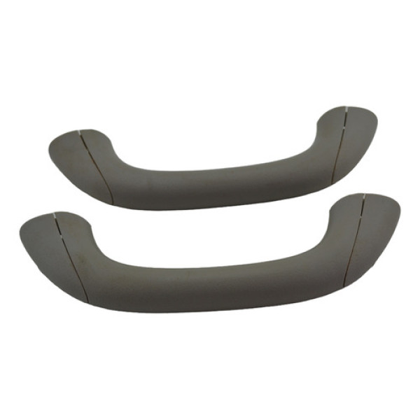 Par Puxador Apoio Alça Pqp Coluna L200 2012 Original Cinza