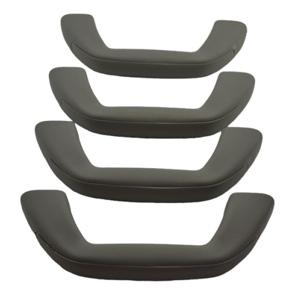 Kit 4 Puxador Alça Teto Pqp Captiva 2011 Original Cinza