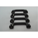 Kit 4 Puxador Alça Teto Pqp Honda Civic 2017 Original Preto