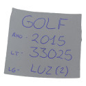 Luz Cortesia Teto Traseira Volkswagen Golf 2015 Original
