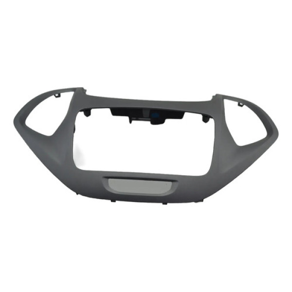 Moldura Multimidia Central Painel Ford Ka 2019 Original Prateado