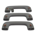 Kit 3 Puxador Alça Apoio Teto Pqp Creta 2020 Original Cinza