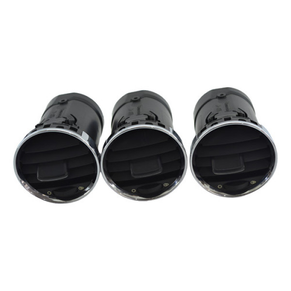 Kit 3 Difusor Ar Central Painel Peugeot 308 2013 Original