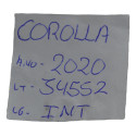 Botão Falso Cego Painel Corolla 2020 Original Preto