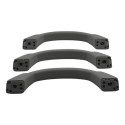 Kit Com 3 Puxador Alça Teto Pqp Pajero Tr4 2011 Original Cinza