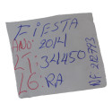 Kit Fundo Frente Visor Radio Som New Fiesta 2014 Original