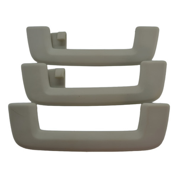 Kit 3 Puxador Alça Teto Pqp Ford Ecosport 2019 Original - Creme