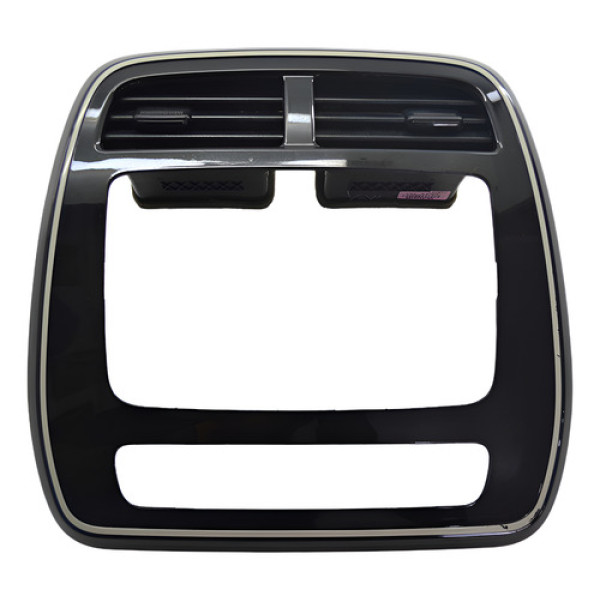 Moldura Central Painel Com Difusor Renault Kwid 2018 Origina Preto