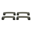 Kit 4  Puxador Alça Pqp Teto Ranger 2023 Original Cinza