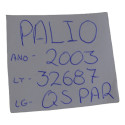 Par Quebra Sol Direito Esquerdo Palio 2003 Original