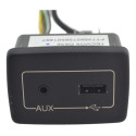 Entrada Conector Usb Auxiliar Console Fiat Mobi 2018 Origina