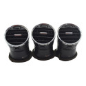 Kit 3 Difusor Saida Ar Central Painel Gm Captiva 2012 Origin