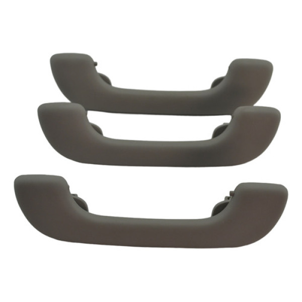 Kit 3 Puxador Alça Teto Pqp Renault Captur 2019 Original