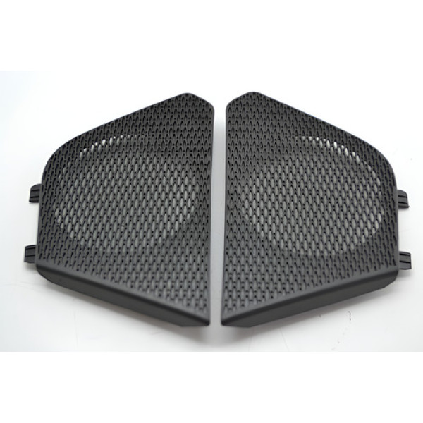 Par Tela Grade Alto Falante Painel Fiat Toro 2022 Original Preto