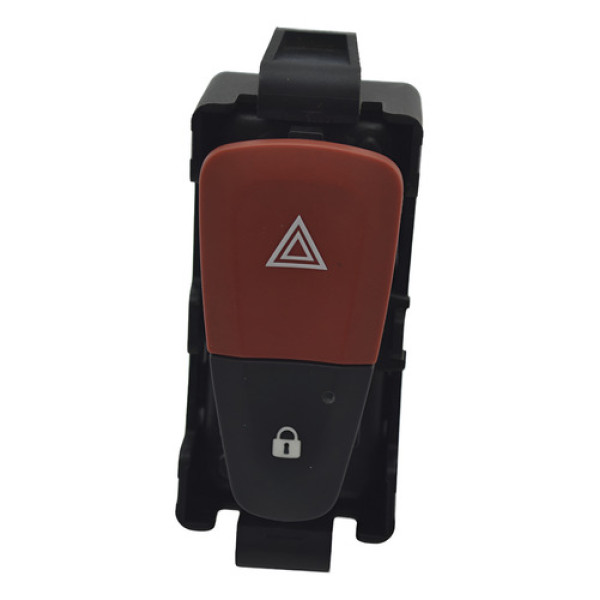 Botão Pisca Alerta Trava Renault Fluence 2013 Original - Preto