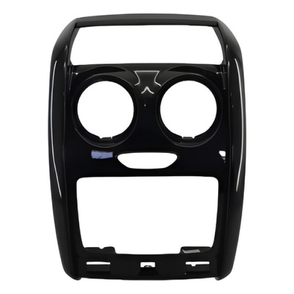 Moldura Multimidia Central Painel Duster 2016 Original Black Piano