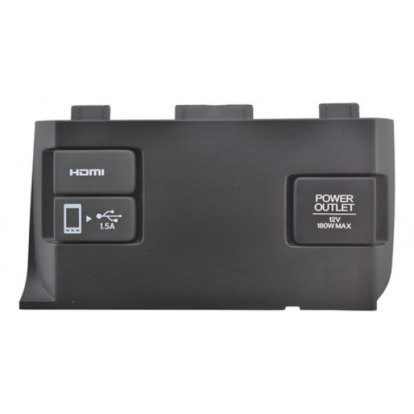 Moldura Com Tomada 12v Usb Hdmi Honda Civic 2018 Original