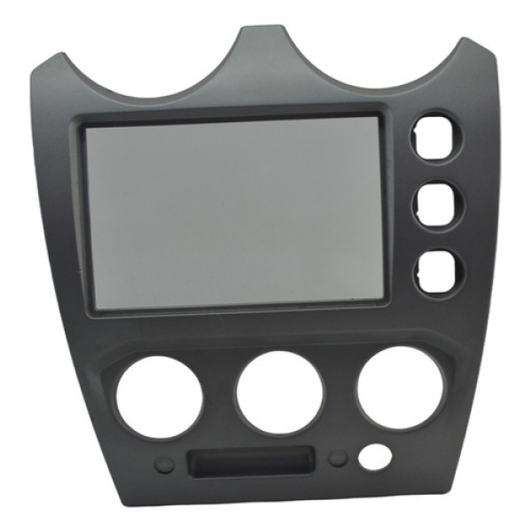 Moldura Radio Central Painel Fiesta 2013 Original Cinza