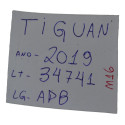 Encosto Apoio Braço Console Vw Tiguan 2019 Original Preto
