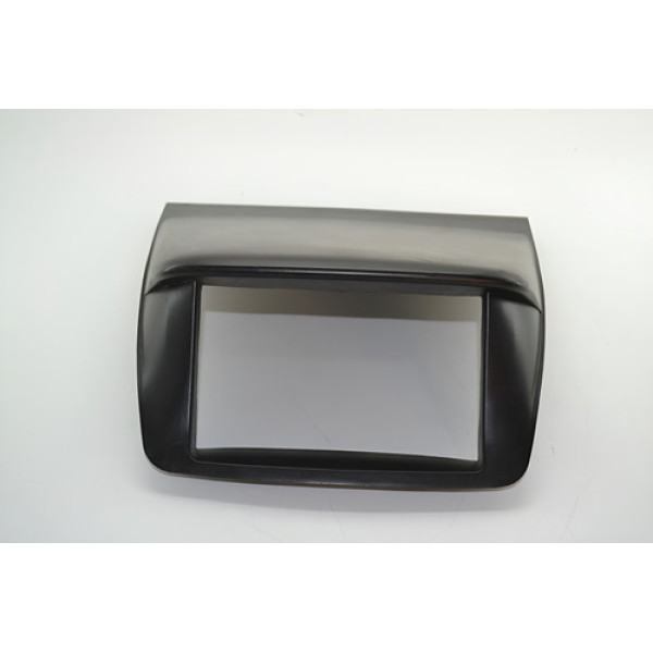 Moldura Tela Visor Som Mitsubishi Pajero Dakar 2010  Cinza
