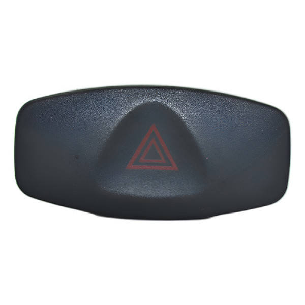 Botão Pisca Alerta Painel Renault Sandero 2012 Original - Preto