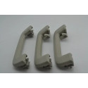 Kit 3 Apoio Puxador Alça Teto Pqp Ford Focus 2011 Original Cinza