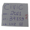 Luz Cortesia Dianteira Interna Teto Civic 2011 Origina