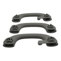 Kit 3 Puxador Alça Pqp Teto Peugeot 3008 2014 Original Cinza