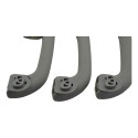 Kit Com 3 Puxador Alça Teto Pqp Hyundai Ix35 2011 Original Cinza