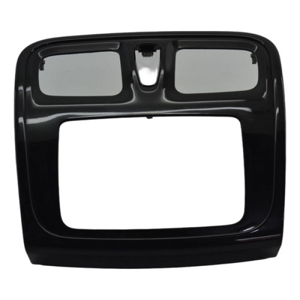 Moldura Radio Central Painel Sandero 2019 Logan Original Preto