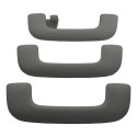 Kit Com 3 Puxador Alça Teto Pqp Hyundai Creta 2024 Original Cinza-escuro