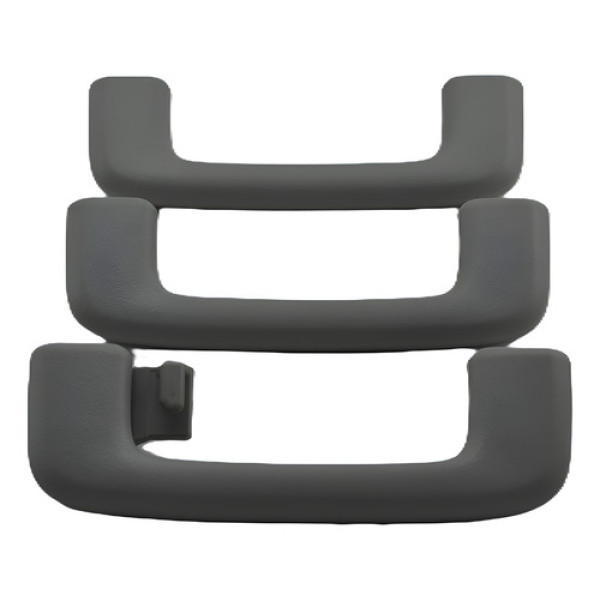 Kit 3 Puxador Alça Teto Pqp Mitsubishi Asx 2016 Original Cinza-escuro